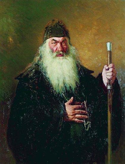 Ilya Repin Protodeacon Sweden oil painting art